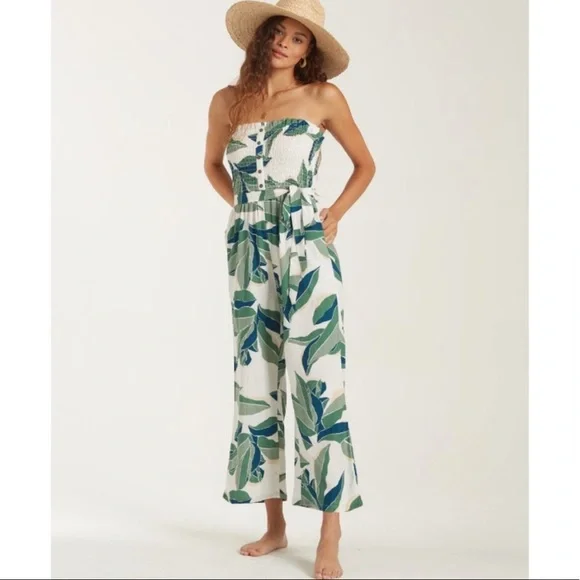🔥🔥BILLABONG - FLORAL FORWARD FEELINGS JUMPSUIT🔥🔥 - Picture 5 of 11
